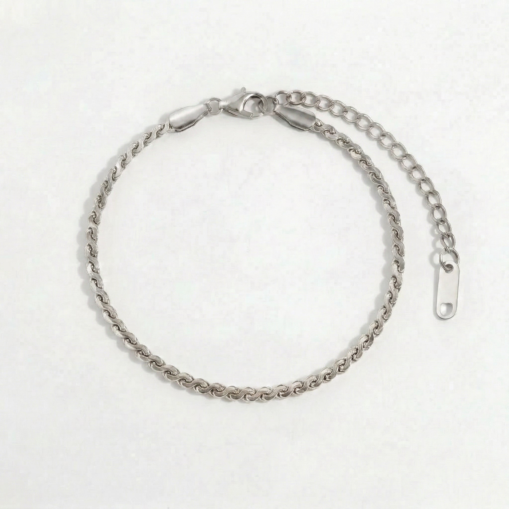 Classic Twist Armbånd Sølvfarvet