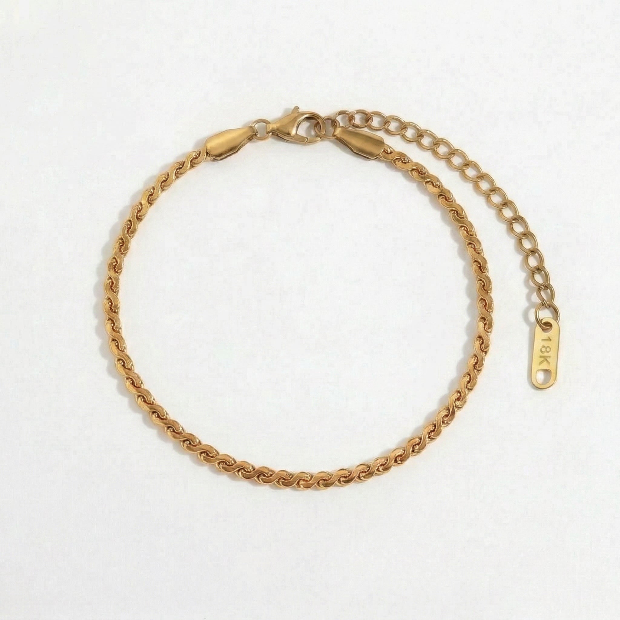 Classic Twist Armbånd Guldbelagt