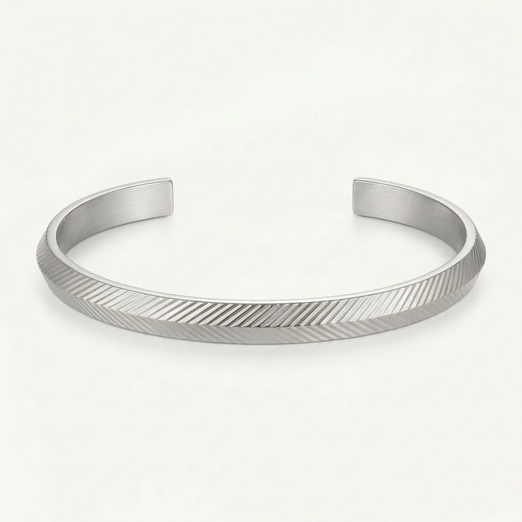 Sun Statement Bangle Sølvfarvet