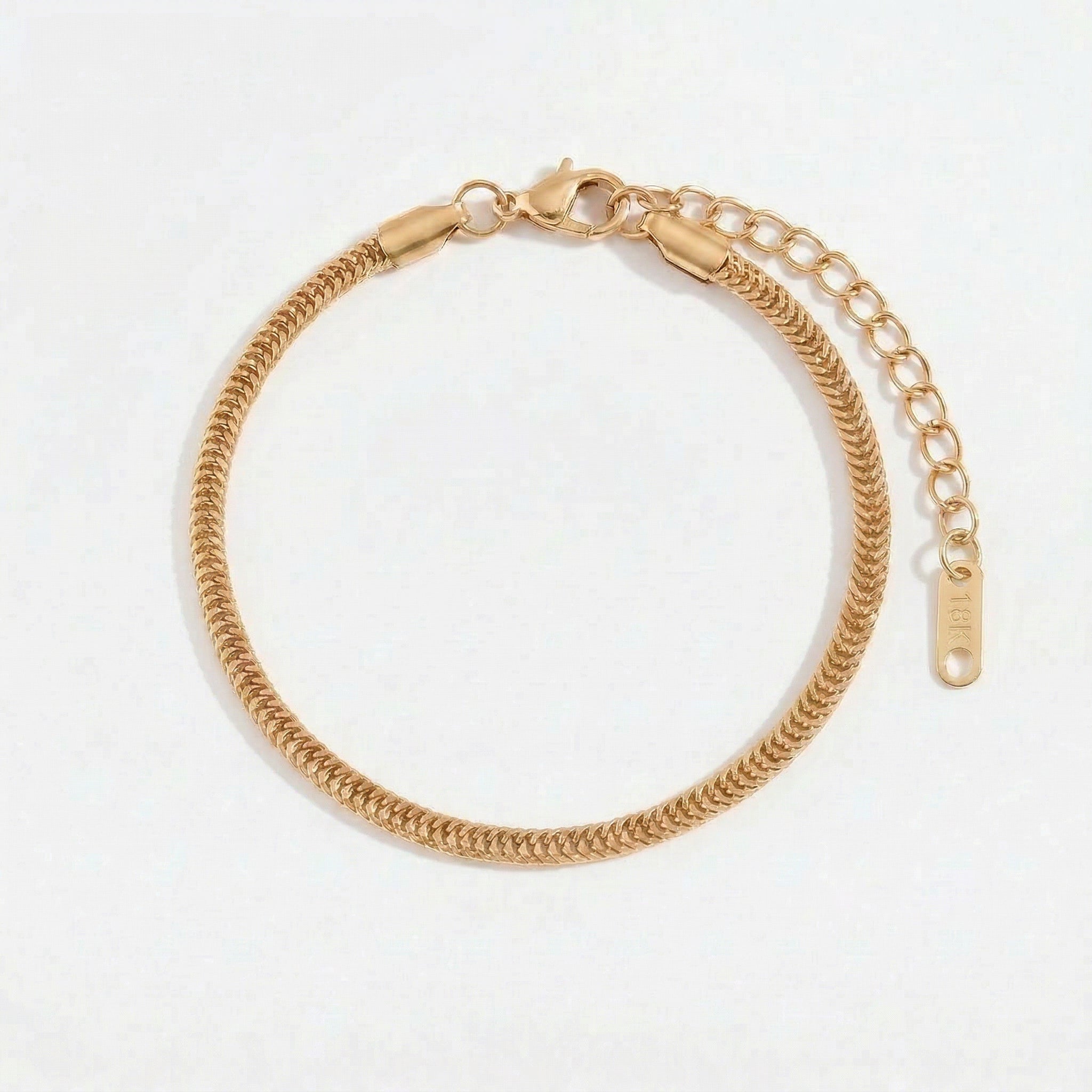 Classic Flettet Årmbånd Guldbelagt