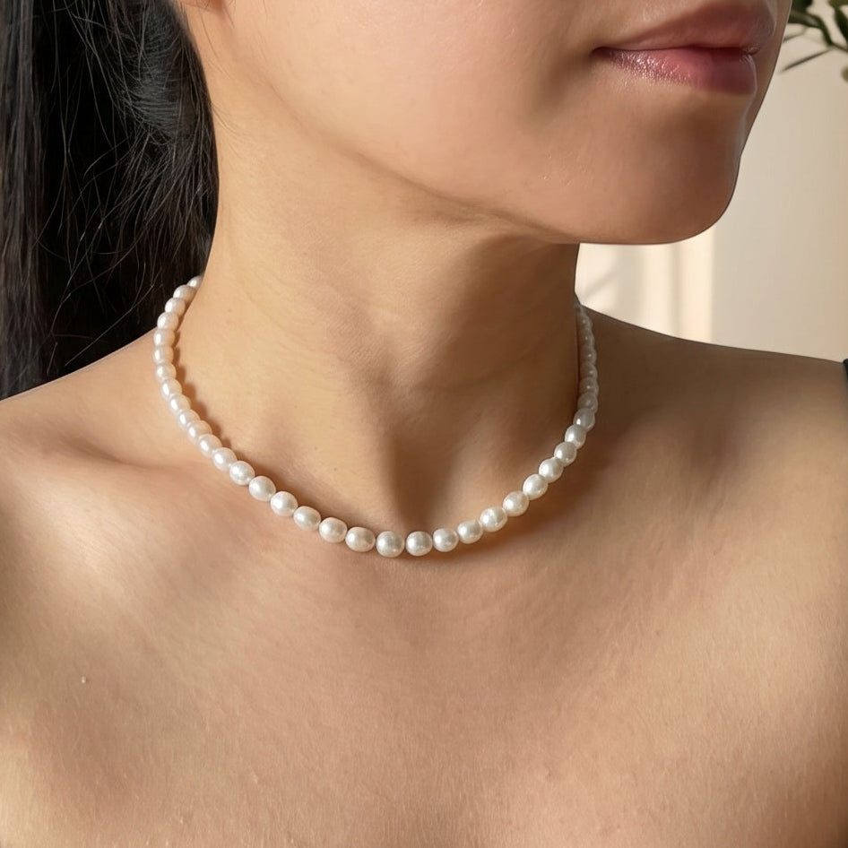 Pristine Classic Perlehalskæde 5mm